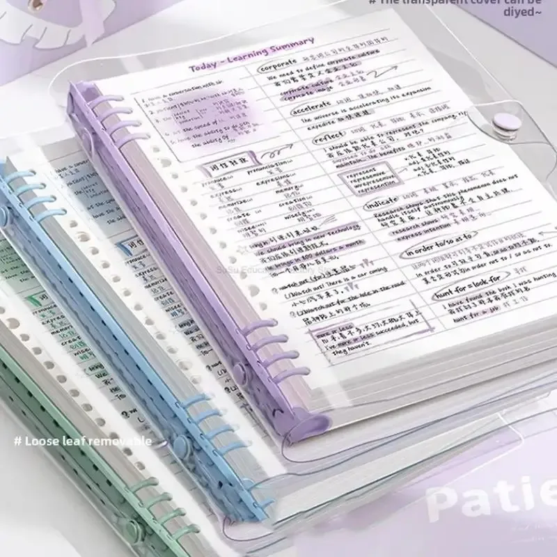 Carnet A5 à feuilles mobiles, 120 pages