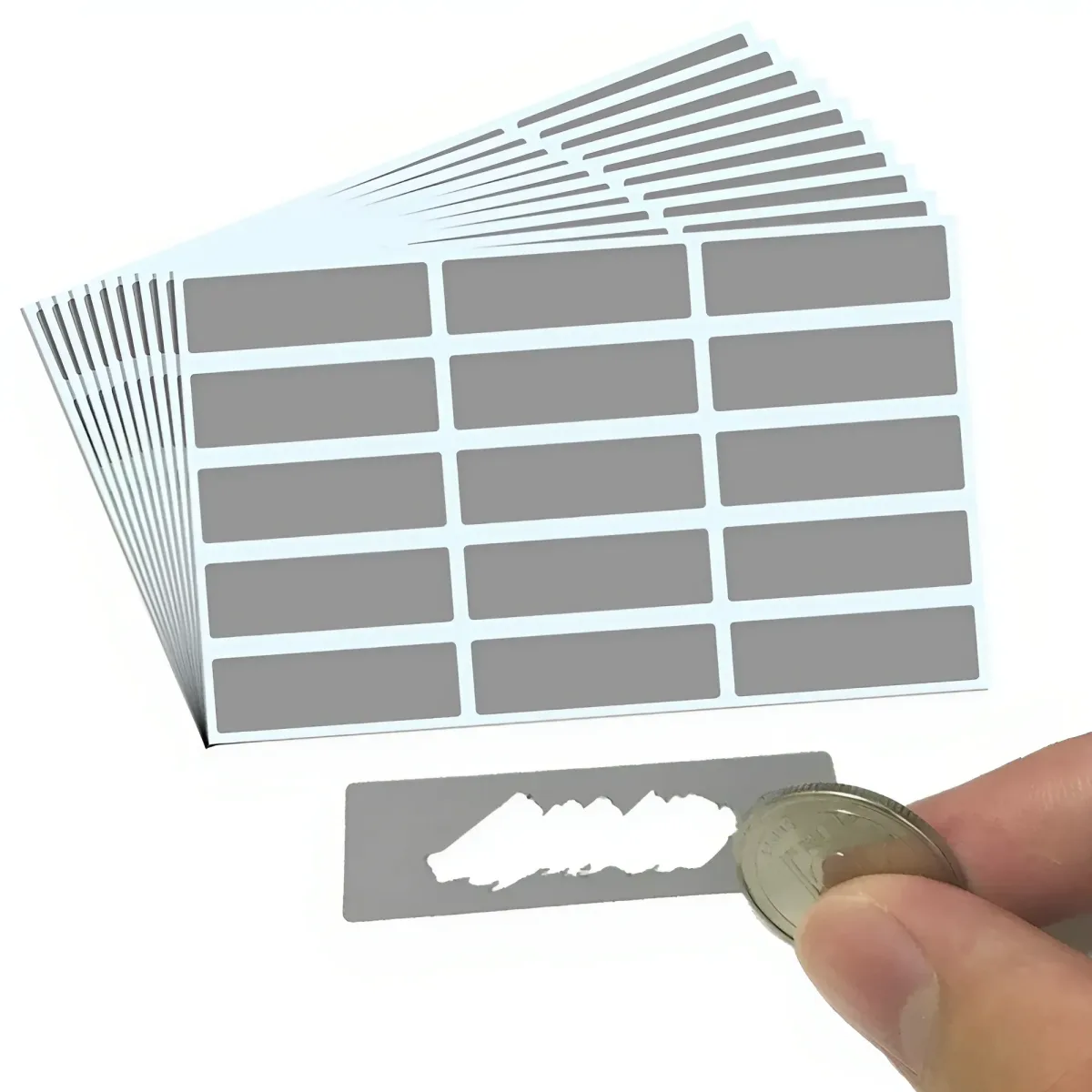 Étiquettes à gratter, 100 pièces