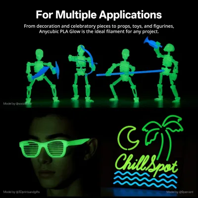 Filament PLA luminescent 3D – image 3
