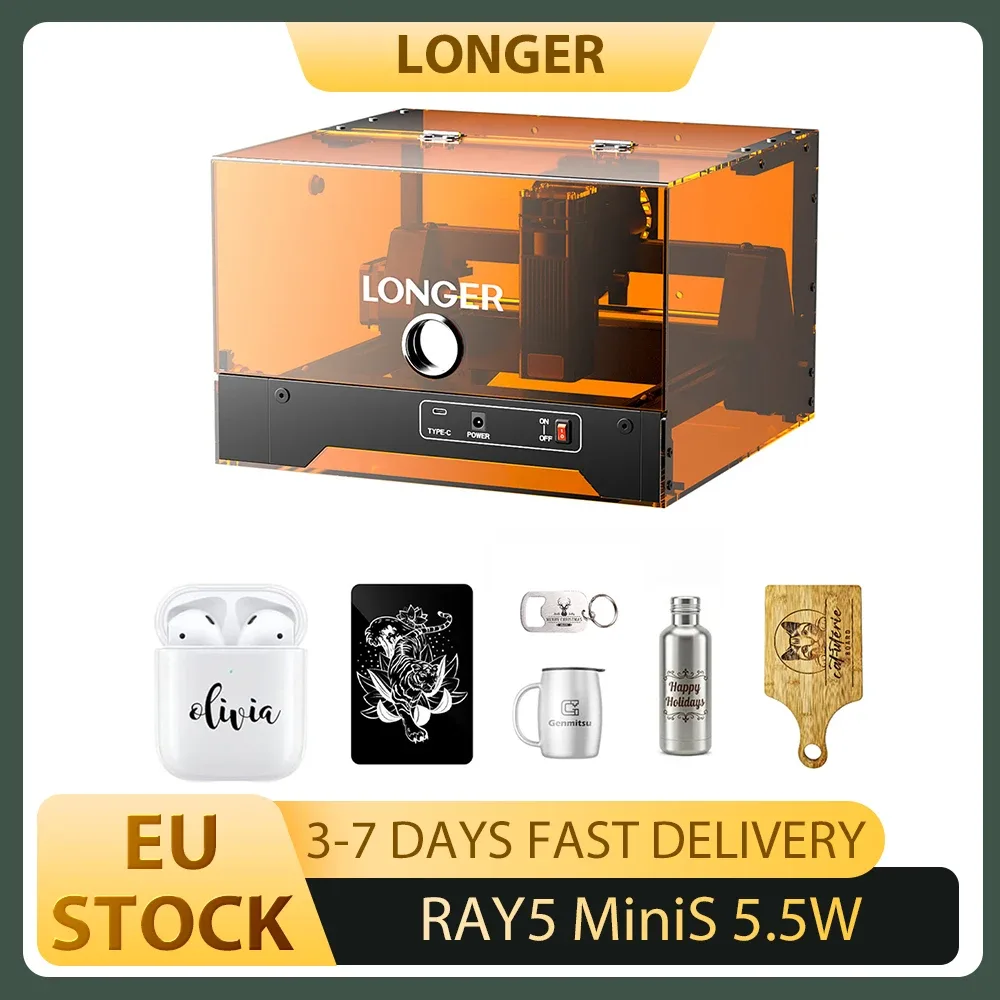 Graveur laser fermé 5,5 W, Wi-Fi et USB