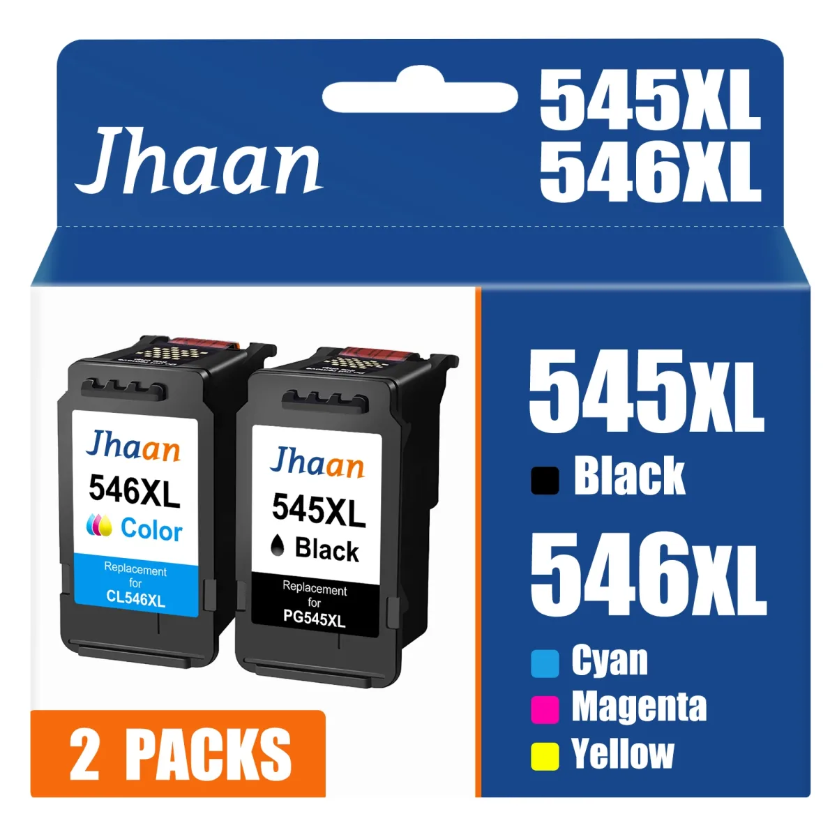 Lot de 2 cartouches d'encre XL