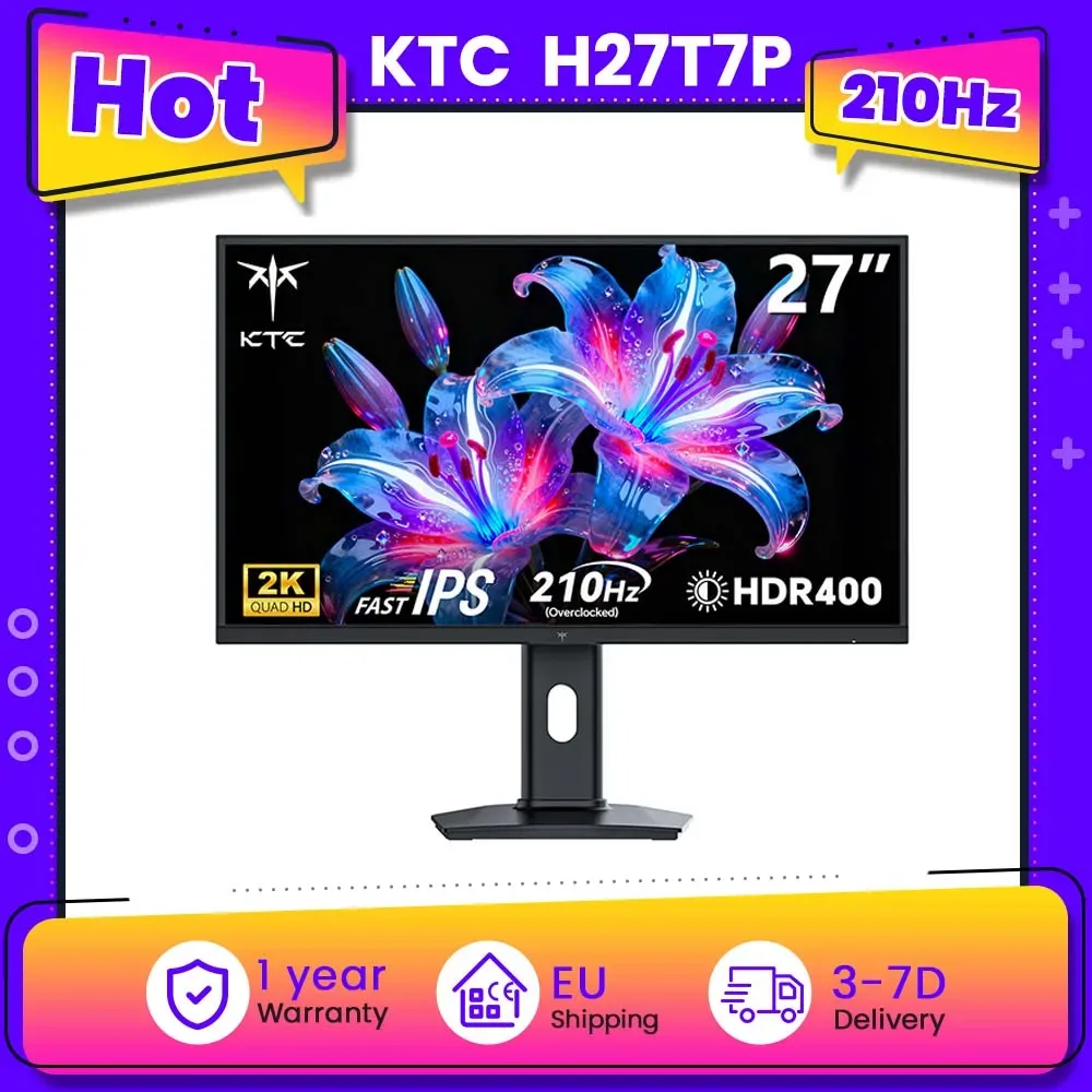Moniteur de jeu IPS 27 pouces QHD 210 Hz
