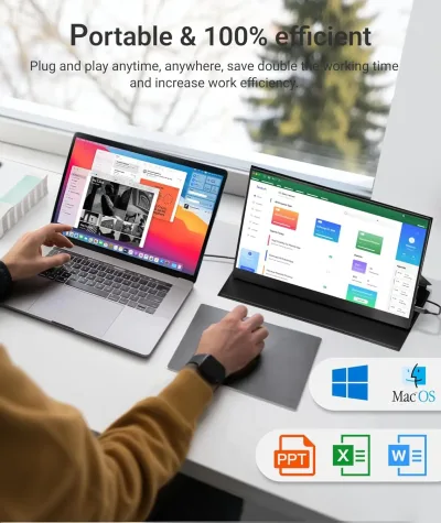 Moniteur portable 15,6 pouces Full HD IPS – image 3