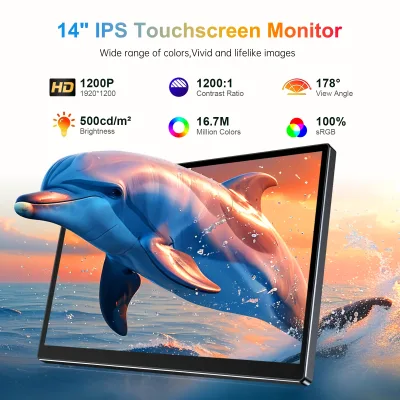 Moniteur portable tactile 14 pouces IPS – image 3