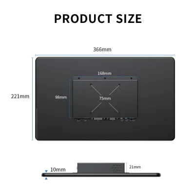 Moniteur tactile 15,6 pouces Full HD – image 2