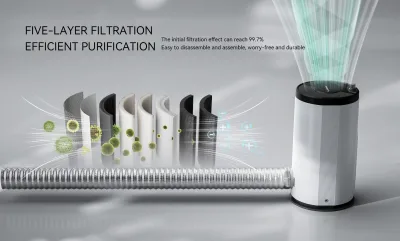Purificateur d'air pour graveur laser – image 3