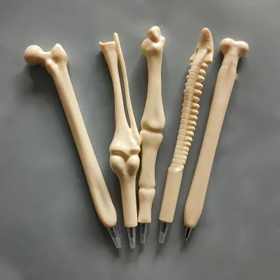 Stylos à bille en forme d'os, plastique