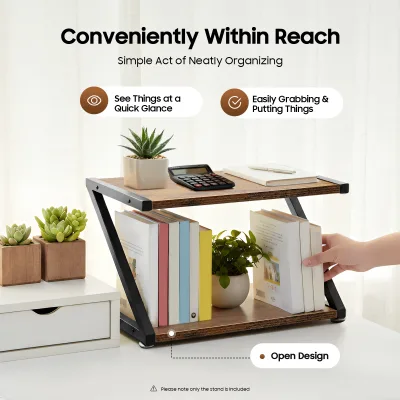 Support d'imprimante de bureau à 2 niveaux – image 3